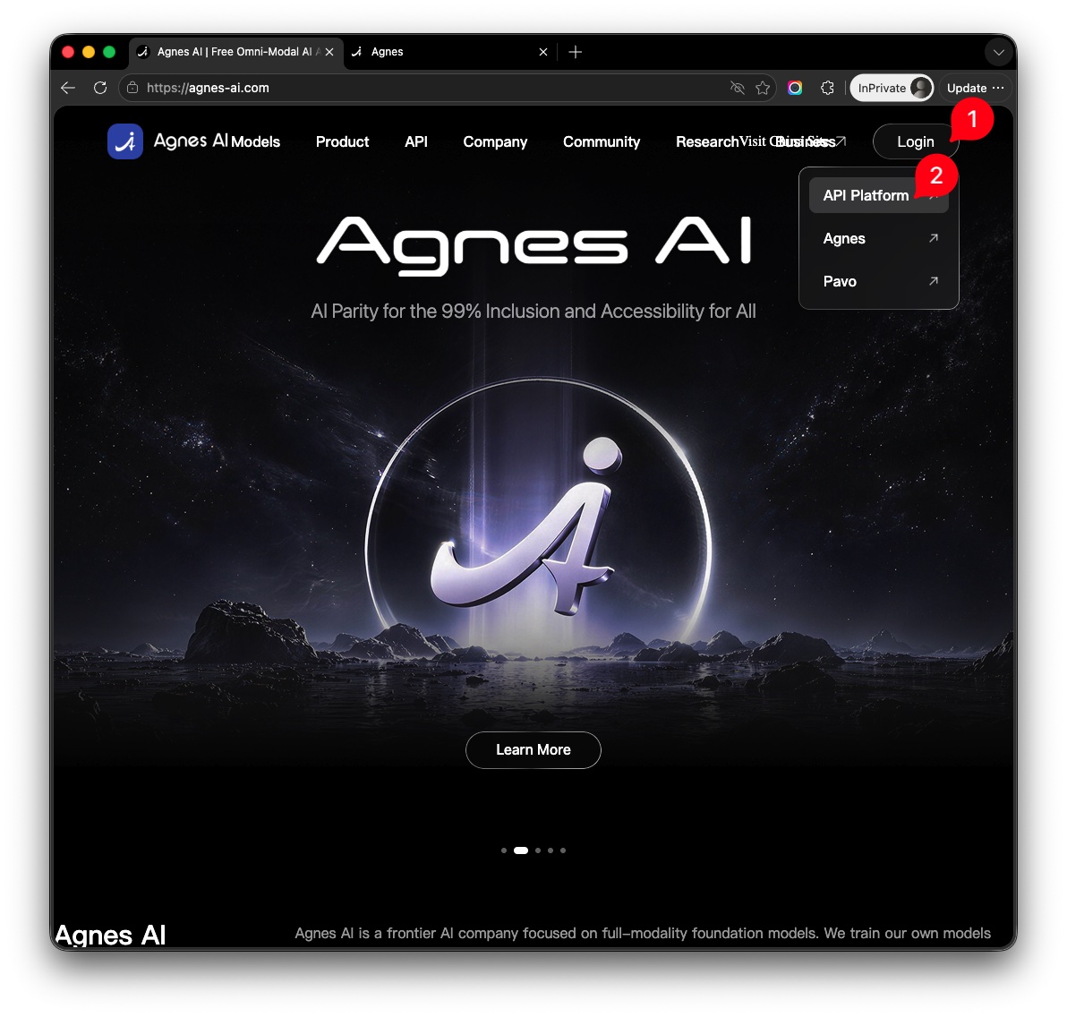 Agnes AIのサイトへ