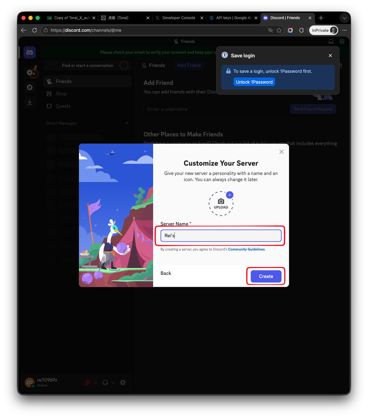Choose server use
