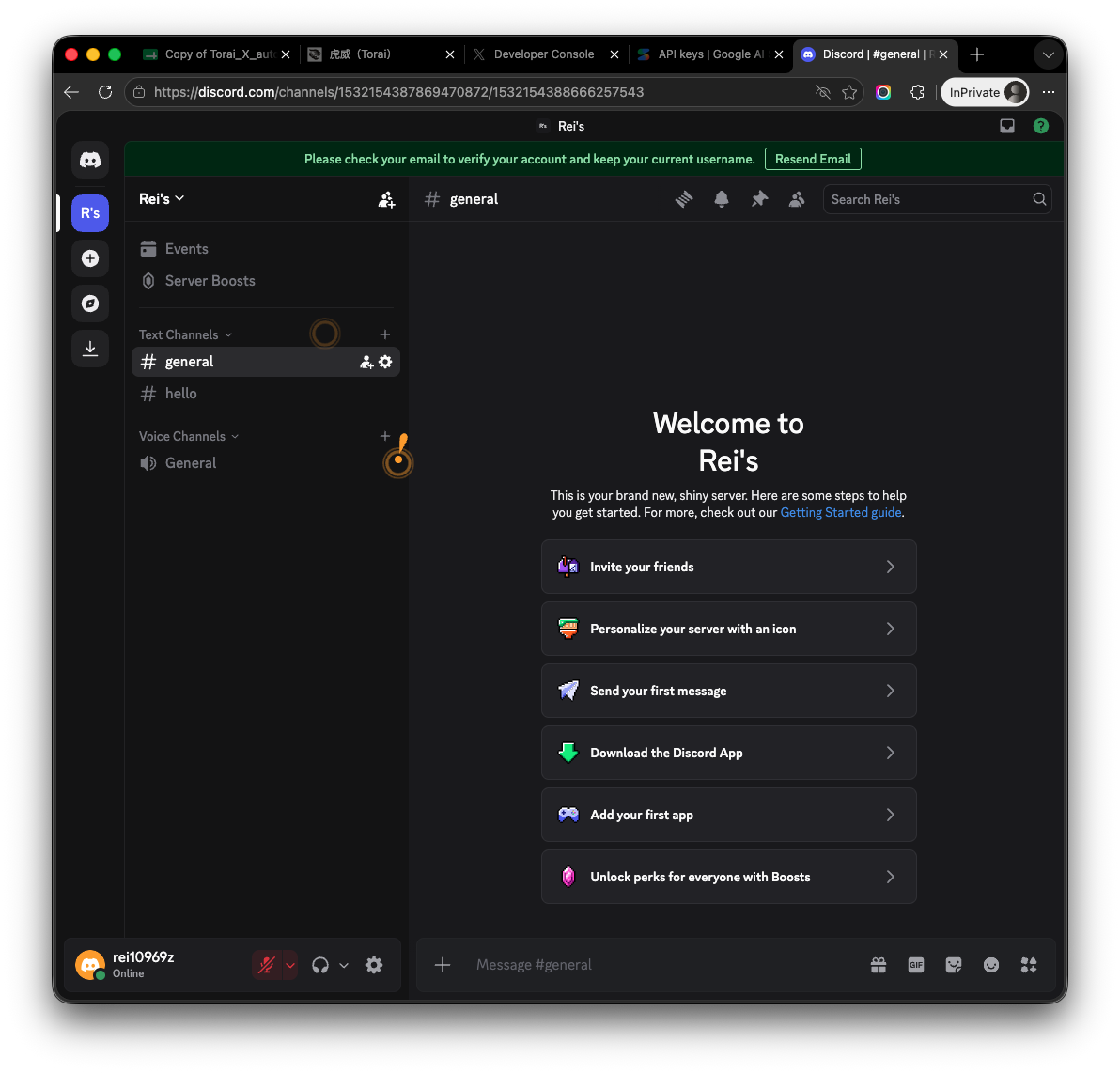 Name and create the server